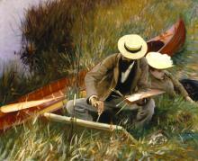 John Singer Sargent - An Outdoor Study (1889)