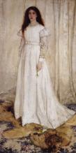 James M Whistler - Symphony in White No 1 - The White Girl (1862)