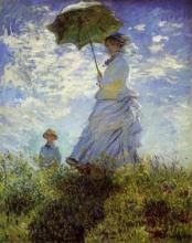Claude Monet - La Promenade, la Femme  l'Ombrelle