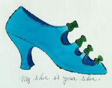 Andy Warhol - I. Miller Shoes Illustration (1955)