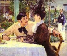 Edouard Manet - At Pere Lathuille's