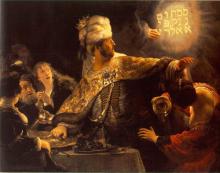 Rembrandt - The Feast of Belshazzar