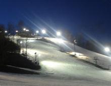 Crystal Mountain, Michigan - Emmy and Main Street Night Skiing