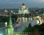 Moscow - Looking over Muskova River to the Cathedral of Christ the Saviour