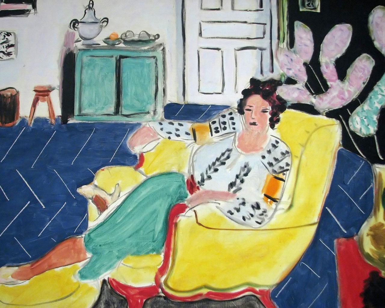 Henri Matisse - Woman Seated in an Armchair Wallpaper #4 1280 x 1024 