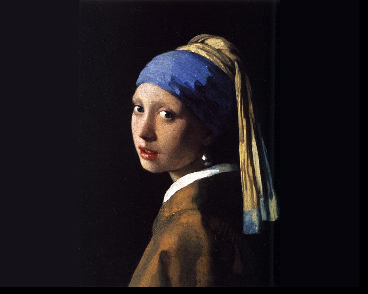 Johannes Vermeer - Girl with a Pearl Earring Wallpaper #4 1280 x 1024 