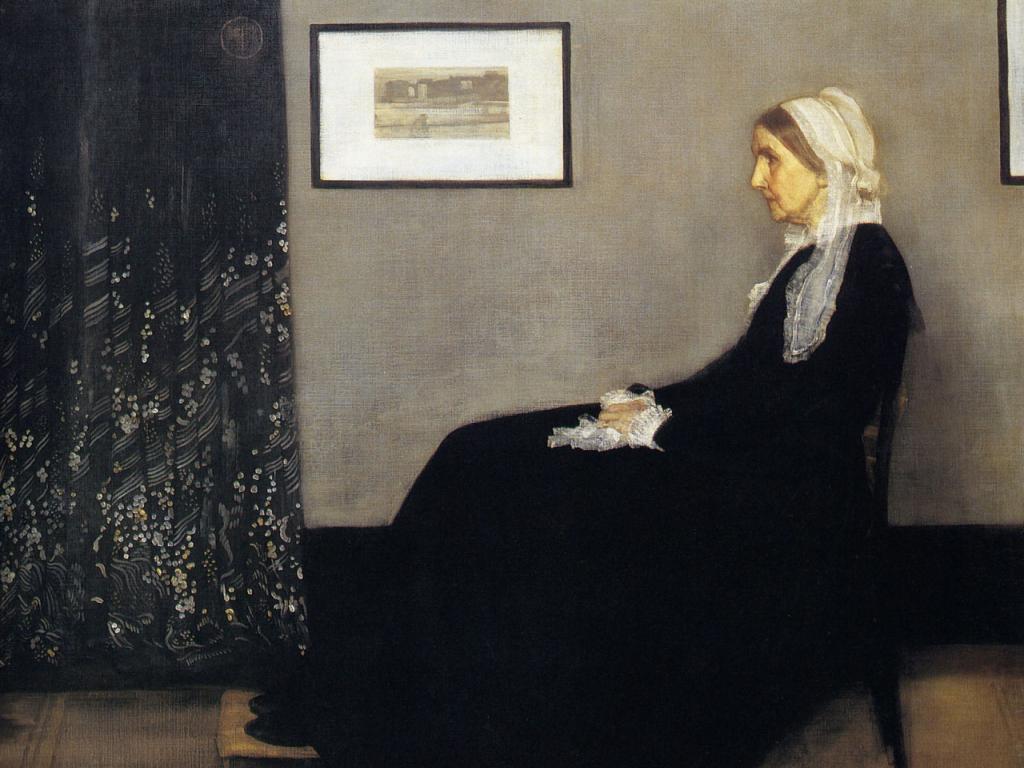 James McNeill Whistler - Arrangement in Grey and Black - The Artist's Mother (1871) Wallpaper #2 1024 x 768 