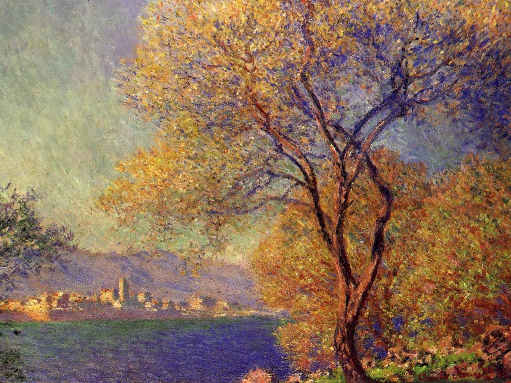 Claude Monet - Antibes vue de la Salis Wallpaper #3 1024 x 768 