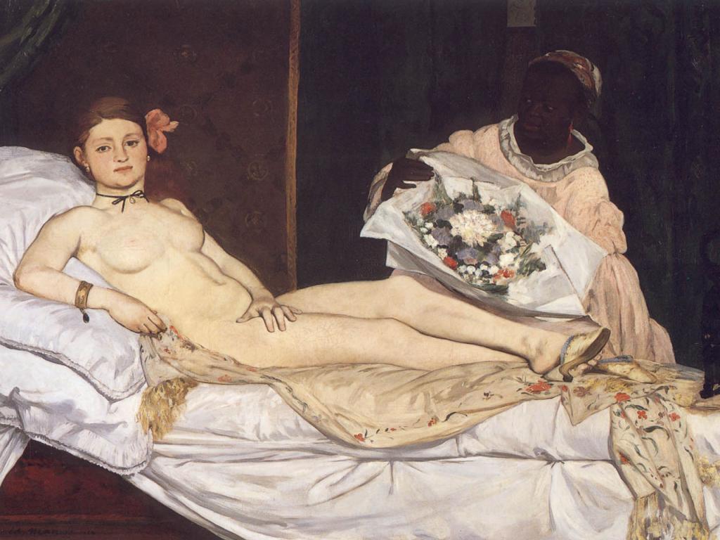 Edouard Manet - Olympia Wallpaper #3 1024 x 768 