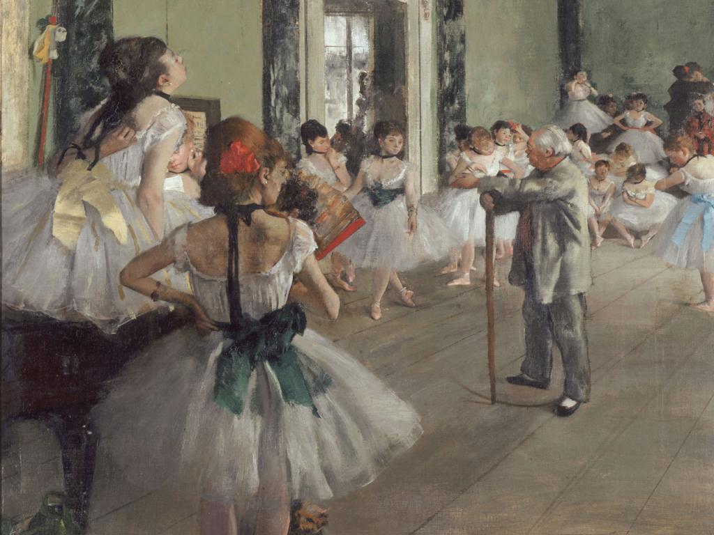 Edgar Degas - The Dancing Class Wallpaper #1 1024 x 768 