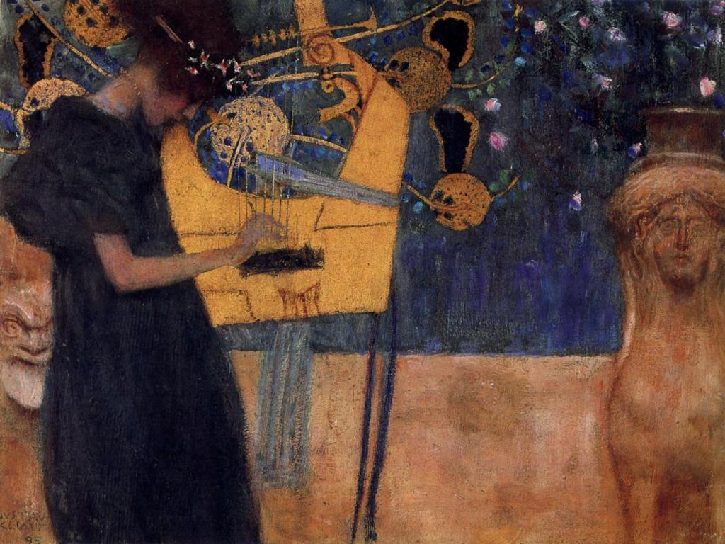 Gustav Klimt - Music Wallpaper #4 1024 x 768 