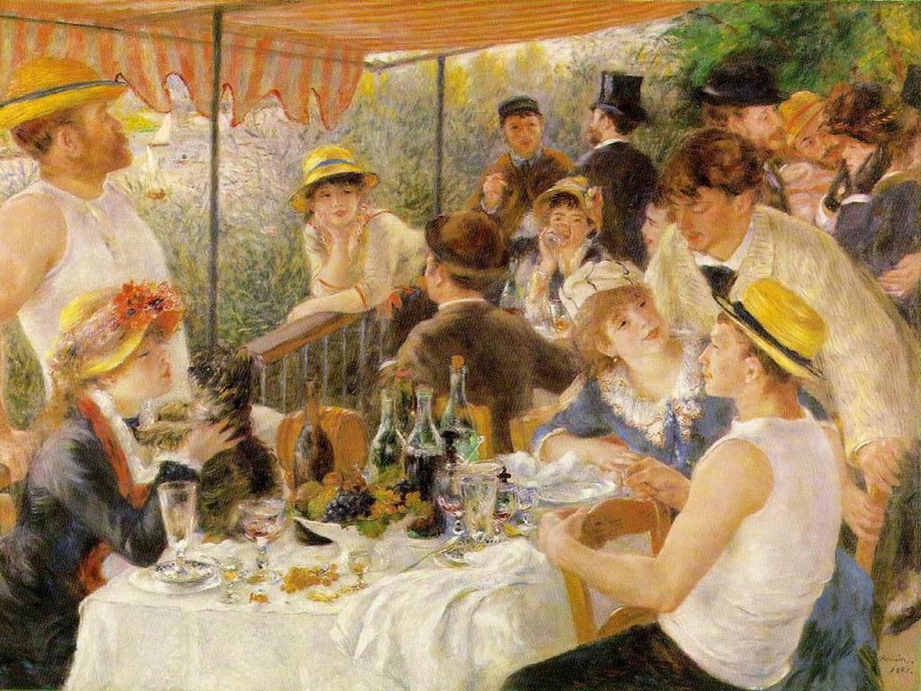 Auguste Renoir - The Luncheon of the Boating Party Wallpaper #4 1024 x 768 