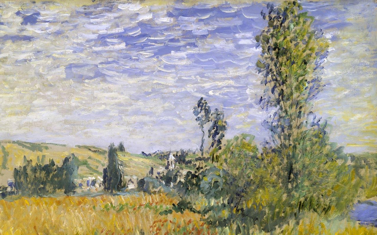 Claude Monet - Vtheuil Wallpaper #1 1280 x 800 