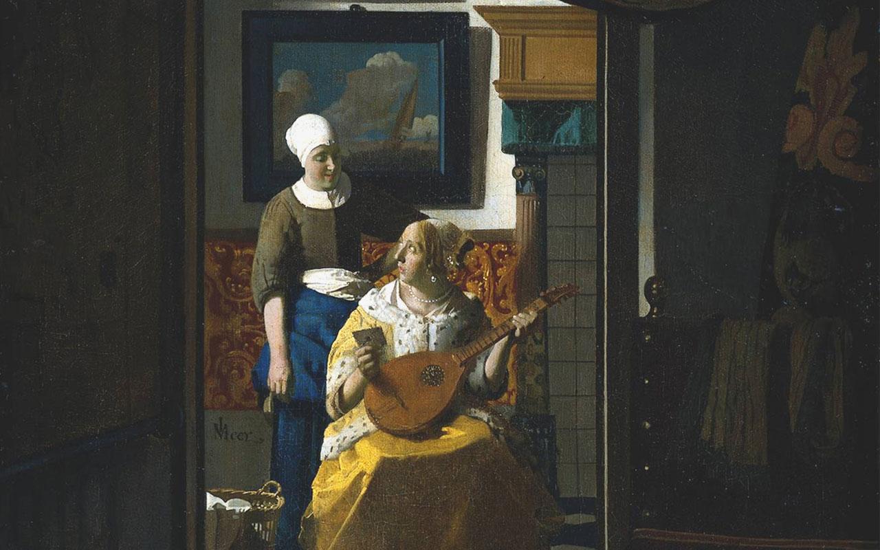 Johannes Vermeer - The Love Letter Wallpaper #3 1280 x 800 