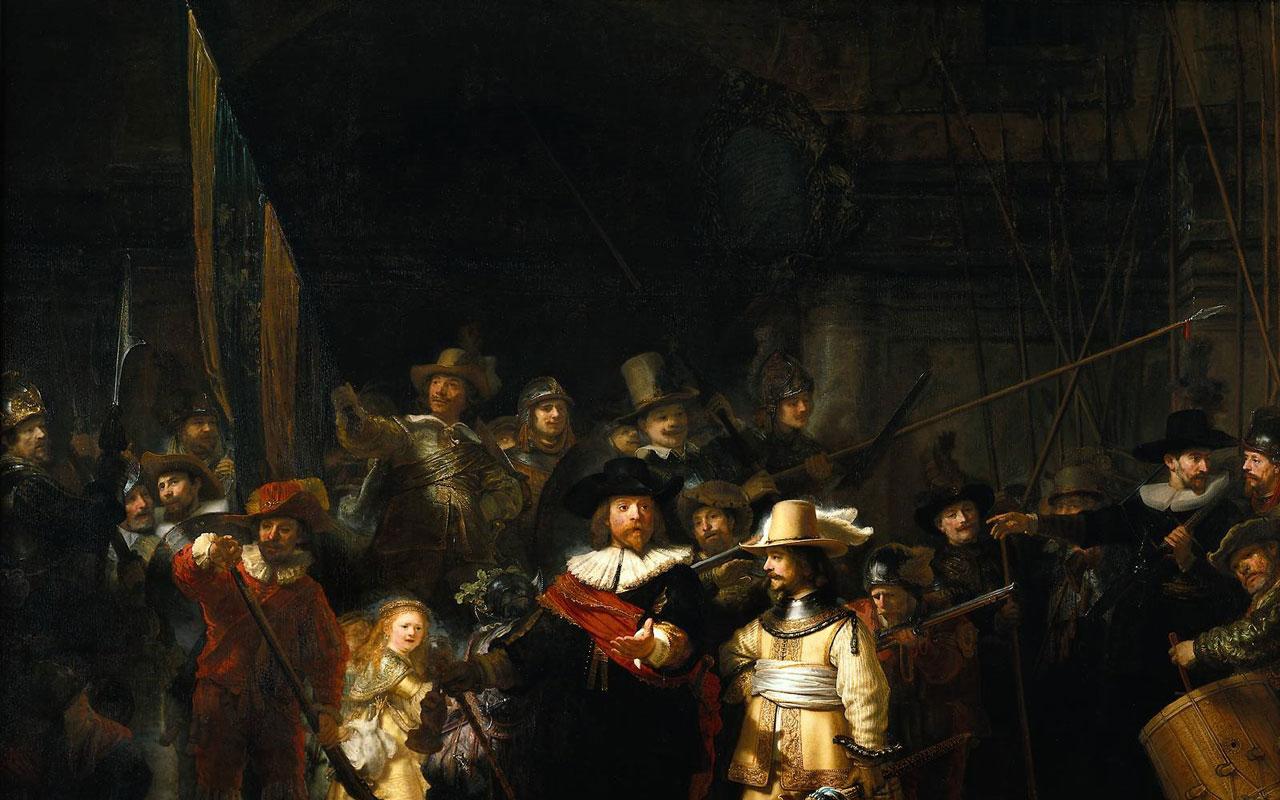 Rembrandt - The Night Watch Wallpaper #1 1280 x 800 