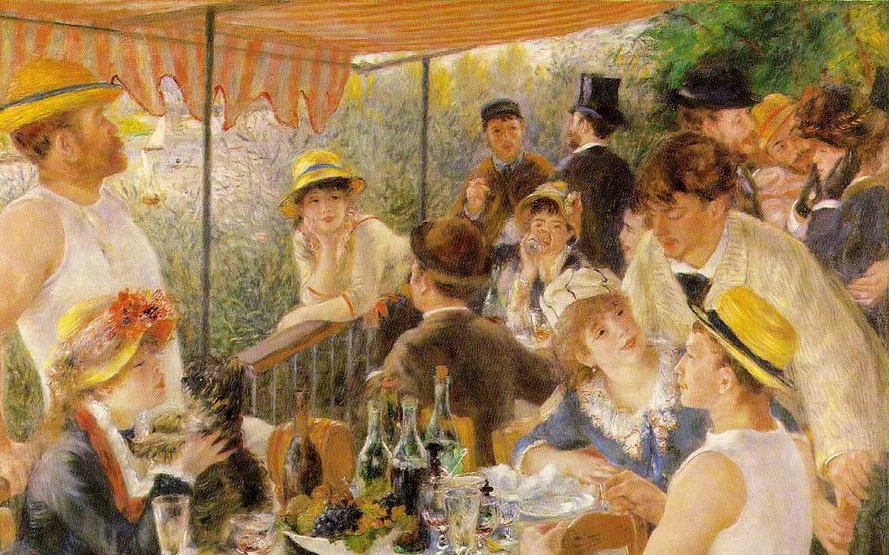 Auguste Renoir - The Luncheon of the Boating Party Wallpaper #4 1280 x 800 
