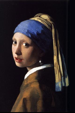 Johannes Vermeer - Girl with a Pearl Earring Wallpaper #4 320 x 480 (iPhone/iTouch)