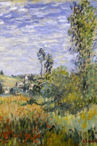 Claude Monet - Vtheuil Wallpaper #1 320 x 480 (iPhone/iTouch)