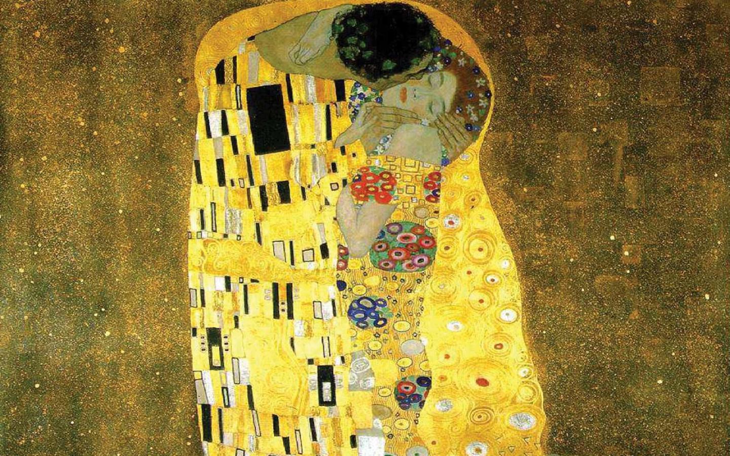 Gustav Klimt - The Kiss Wallpaper #1 1440 x 900 