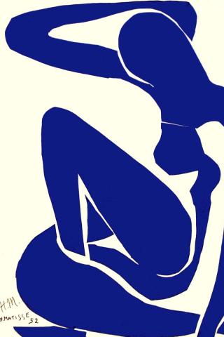 Henri Matisse - Blue Nude Wallpaper #3 320 x 480 (iPhone/iTouch)