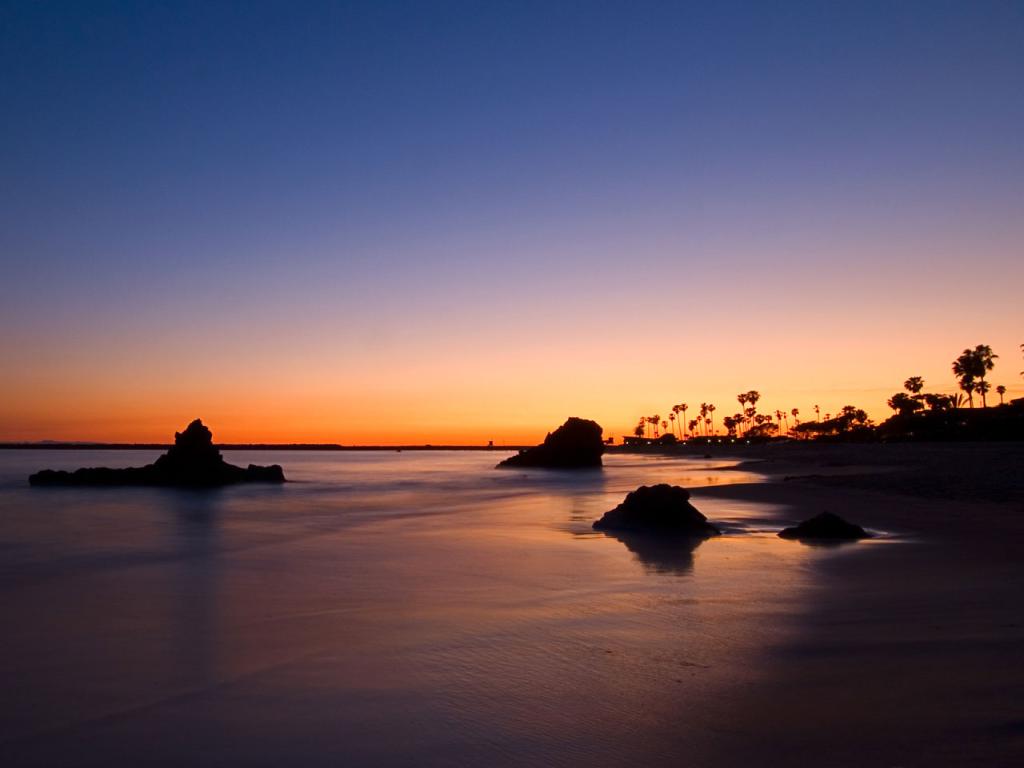 Corona Del Mar Beach, California - fetopher Wallpaper #1 1024 x 768 