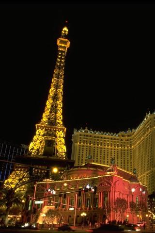 Las Vegas - Paris Las Vegas Hotel  Wallpaper #1 320 x 480 (iPhone/iTouch)
