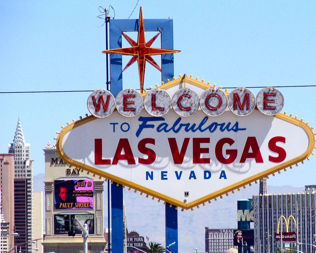 Las Vegas - Las Vegas sign, Las Vegas Boulevard Wallpaper #2 1280 x 1024 