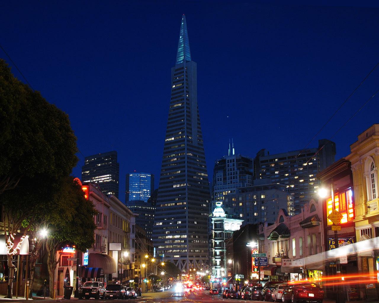 San Francisco - Transamerica Tower Wallpaper #1 1280 x 1024 