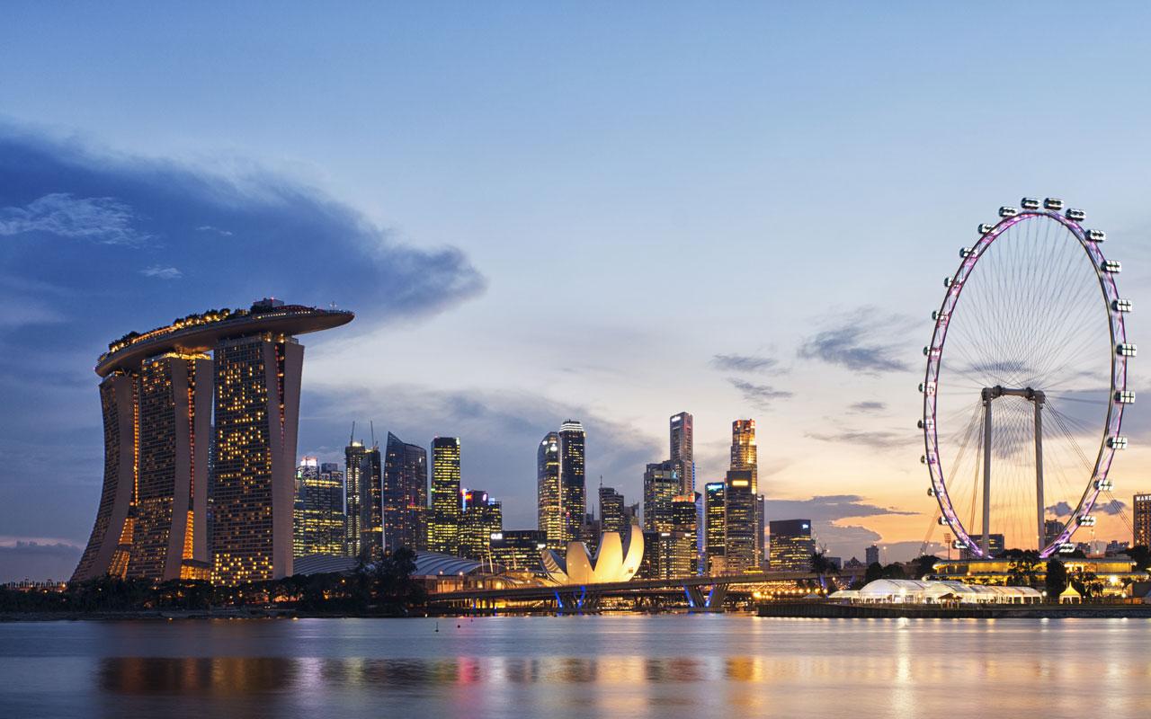 Singapore - Singapore Sky Line Wallpaper #1 1280 x 800 