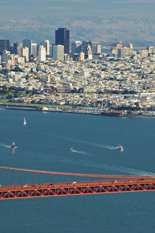 San Francisco - Aerial View Wallpaper #4 320 x 480 (iPhone/iTouch)
