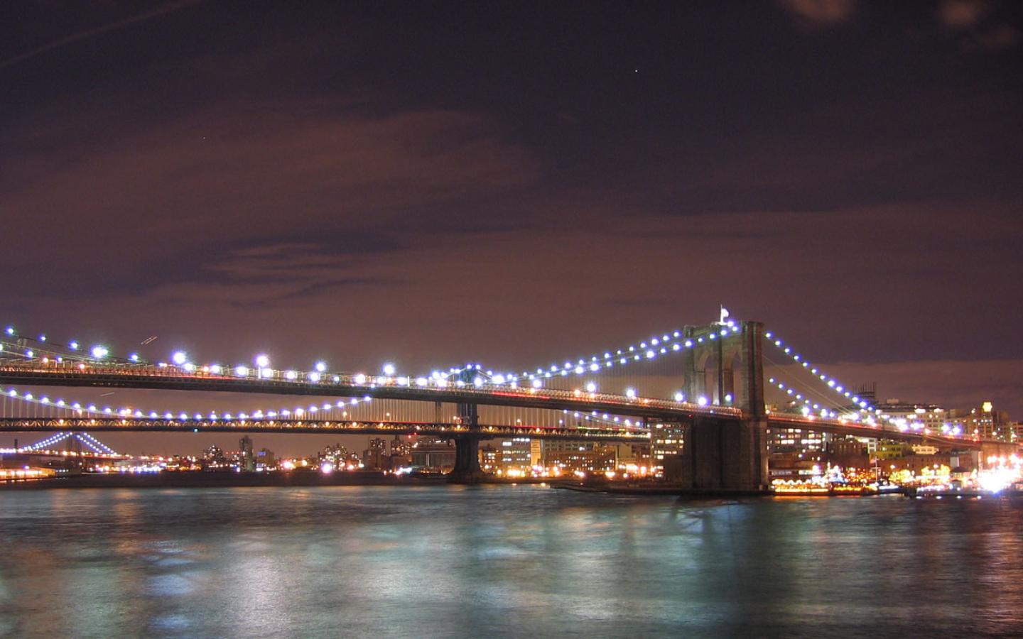 New York - Brooklyn Bridge Wallpaper #4 1440 x 900 