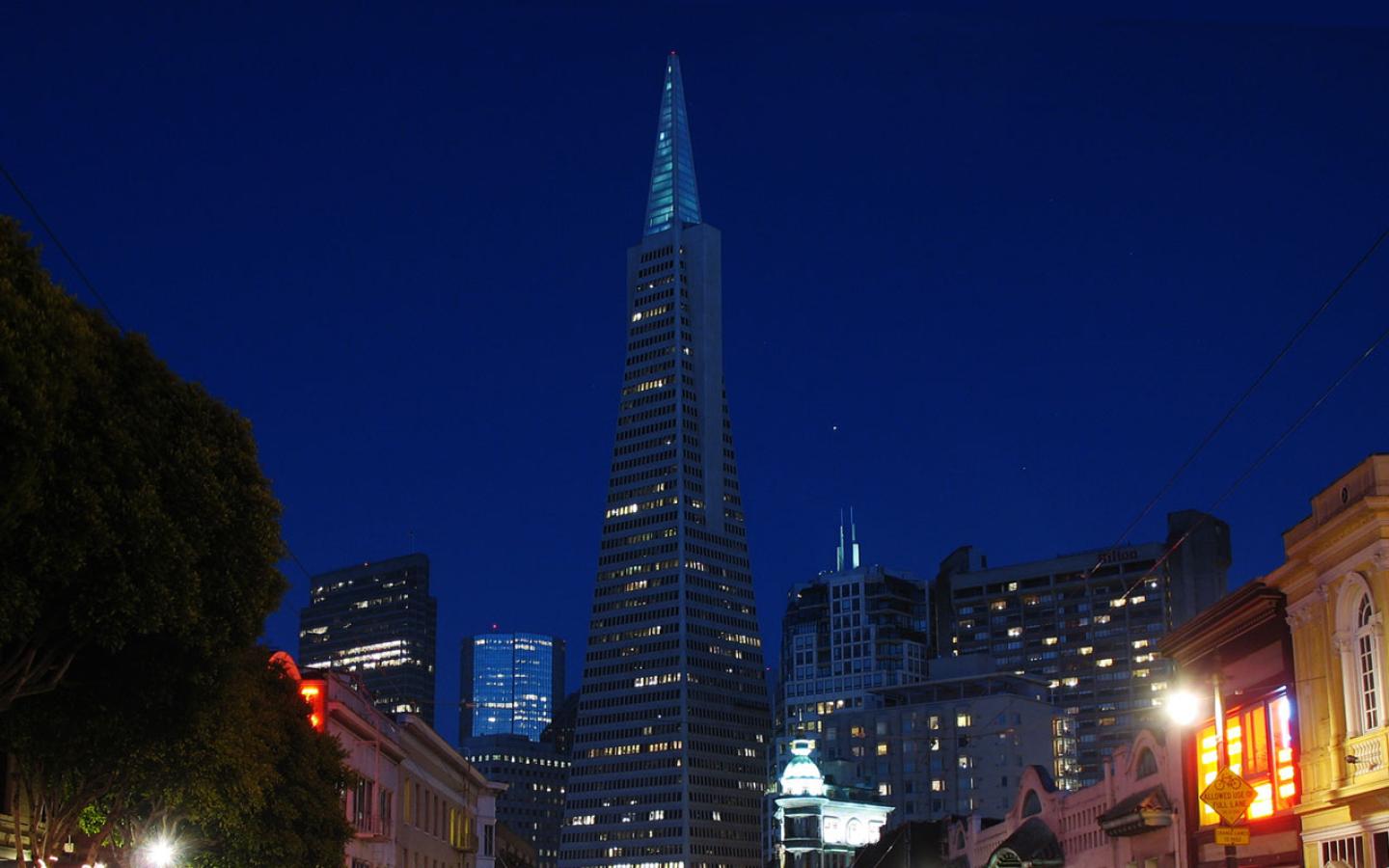 San Francisco - Transamerica Tower Wallpaper #1 1440 x 900 