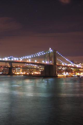New York - Brooklyn Bridge Wallpaper #4 320 x 480 (iPhone/iTouch)