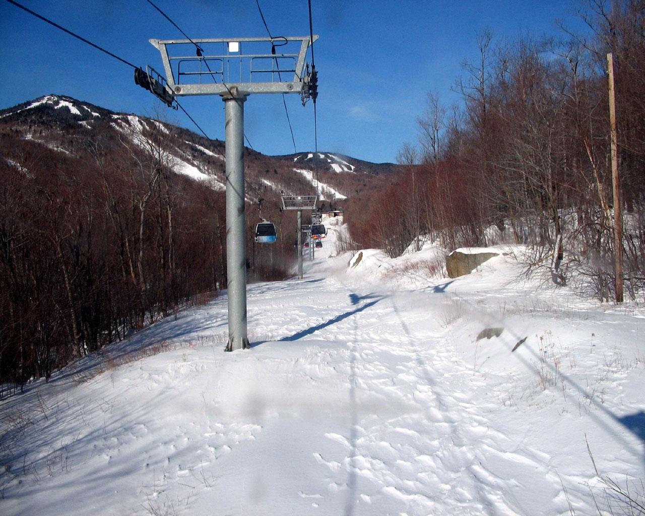 Killington, Vermont - View from Skyeship gondola Wallpaper #4 1280 x 1024 