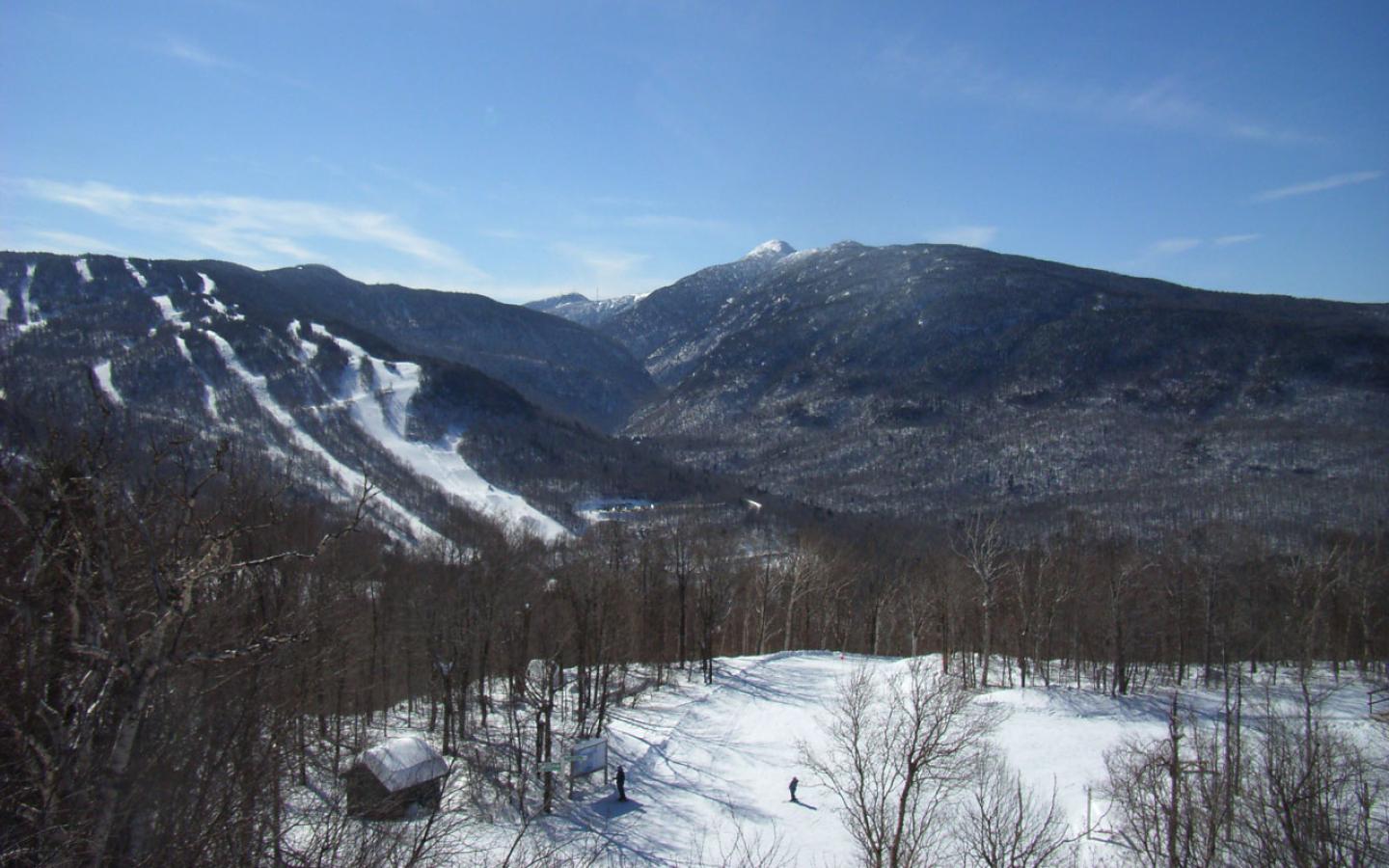 Smuggler's Notch, Vermont - View over Sterling Peak Wallpaper #4 1440 x 900 